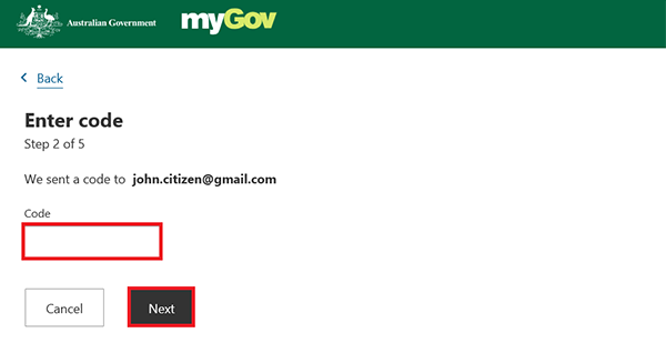 myGov help - Create a myGov account - Services Australia