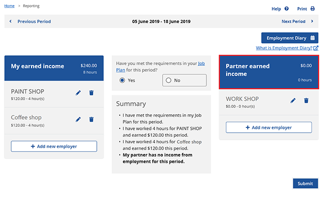 Centrelink Online Account Help Job Seekers Report Employment