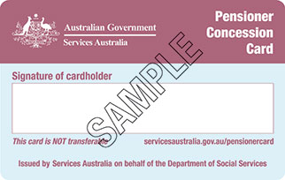 Pensioner Concession Card  Services Australia