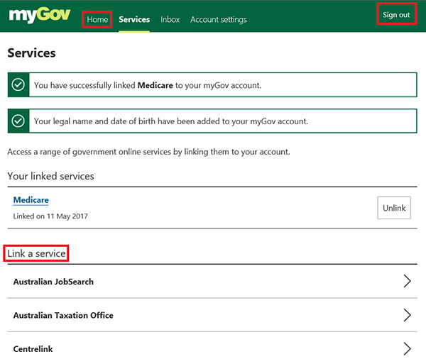 Medicare online account help Link Medicare to myGov using a linking