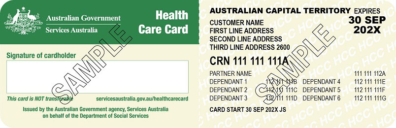 health-care-card-services-australia