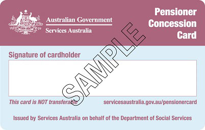 pensioner travel card australia