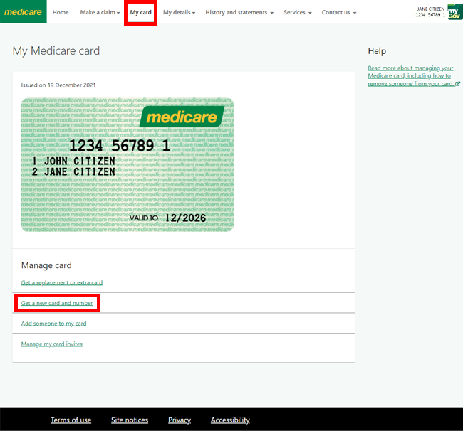 Medicare Online Account Help - Get Your Own Medicare Card And Number -  Services Australia