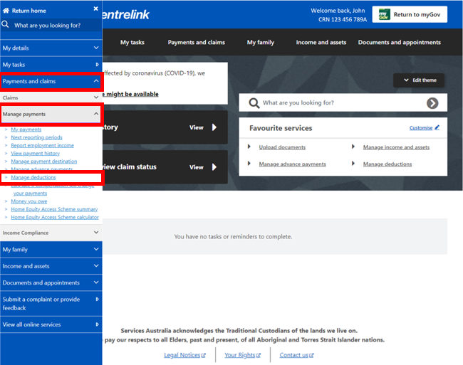 centrelink-online-account-help-managing-your-tax-deductions