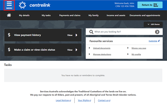 travelling outside of australia centrelink