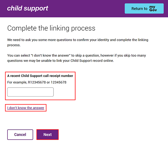 MyGov Help Link Child Support To MyGov If You Have A Child Support 