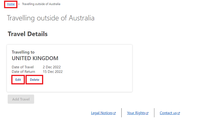 travelling outside australia centrelink