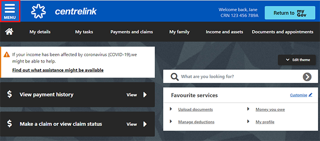 Centrelink Online Account Help Update Your Activity Test For Child 