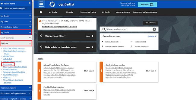 centrelink-online-account-help-confirm-your-child-s-enrolment-details