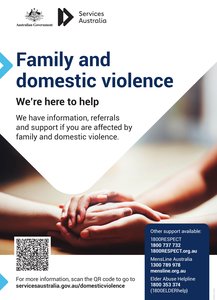 We’re here to help - We have information, referrals and support if you are affected by family and domestic violence - A3