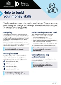 Help to build your money skills