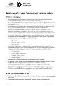 Working after Age Pension