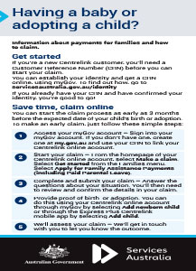 Having a baby or adopting a child?