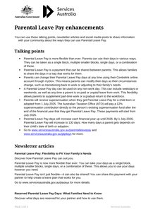 Parental Leave Pay enhancements