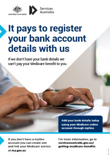 It pays to register your bank account details with us