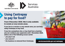 food provision postcard