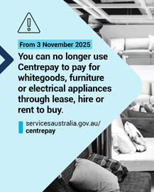 whitegoods and furniture through lease, hire or rent to buy