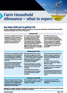 Farm Household Allowance - what to expect