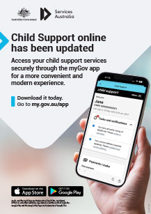 Child Support online has been updated