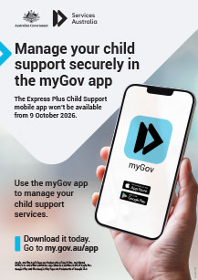 Manage your child support securely in the myGov app