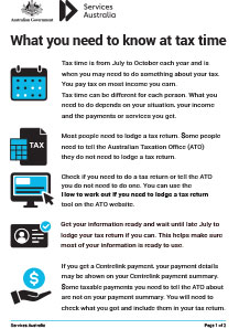 What you need to know at tax time