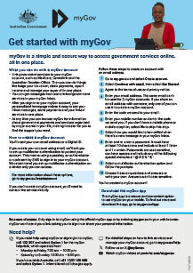 Get started with MyGov