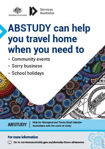 ABSTUDY can help you travel home when you need to