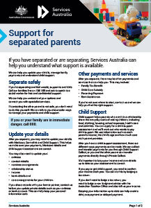 Support for separated parents