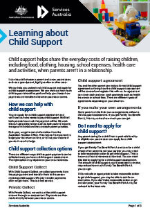 Learning about Child Support